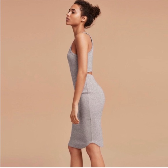 Wilfred Free Grey Midi Dress - Picture 4 of 6